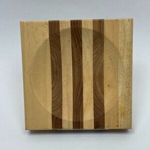 🪵 Alaskan Ulu Factory Walnut Birch 8" Chopping Bowl Board – Handmade USA 🪵